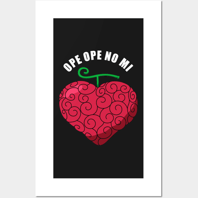 Ope Ope no Mi Devil Fruit Wall Art by ManimeXP